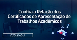 CERTIFICADOS DE APRESENTAÇÃO - IV SEMANA ACADÊMICA - 2019