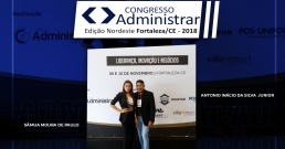 Alunos de Administração apresentam trabalho no congresso Administrar em Fortaleza