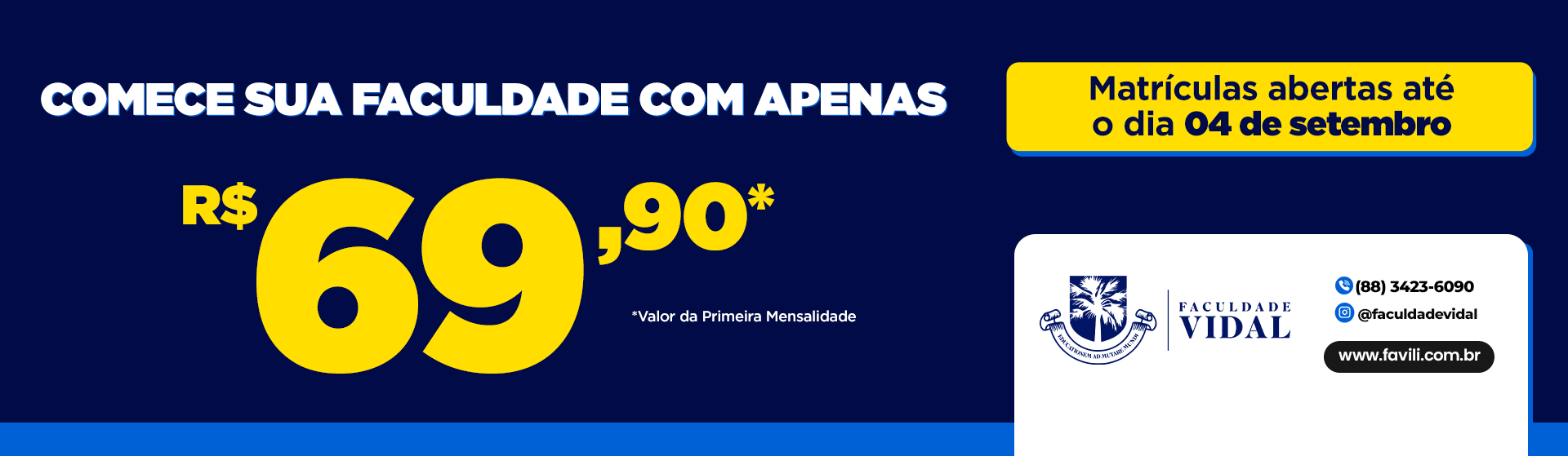 Comece agora mesmo!